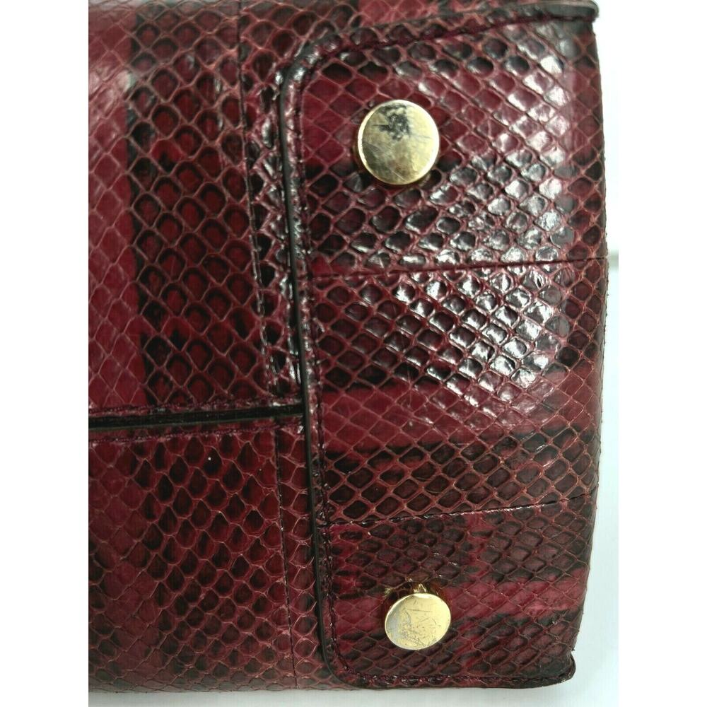 MICHAEL KORS Red Snake Print Mercer Large Convertible Tote Bag - Picture 6 of 10